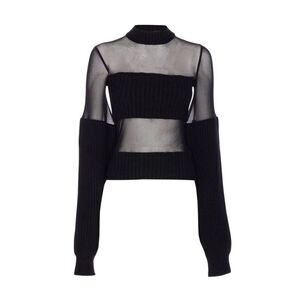 Jean Paul Gaultier Women Jean Paul Gaultier Sheer Sweater